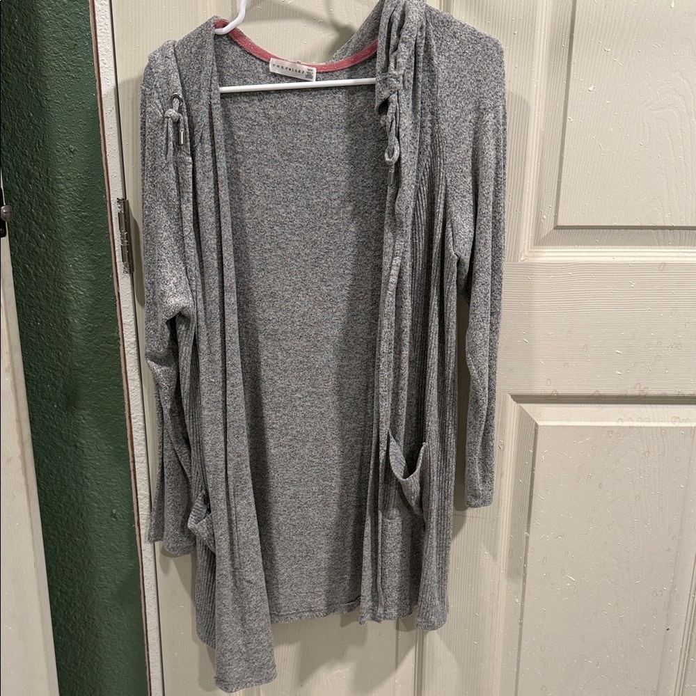Cozy Heather Gray Women's Cardigan